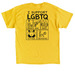 I Support LGBTQ T Shirt, a Daisy Classic Unisex Tee (back-view)