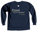 ECCC Conference 2026, a True Navy Comfort Colors Long Sleeve Tee (back-view)
