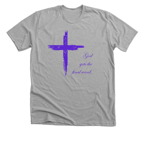 Final Word, a Athletic Heather Premium Unisex Tee