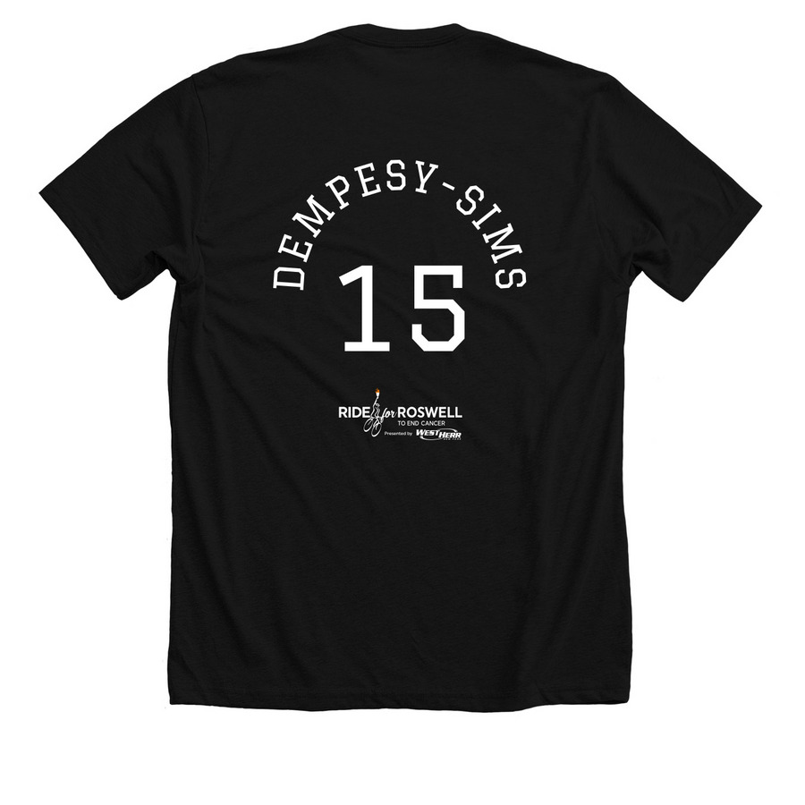 LGL 2026- Dempesy-Sims-15, a Solid Black Blend Premium Unisex Tee (back-view)