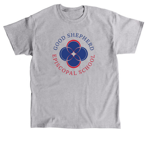 Good Shepherd Back to School Spirit Wear, a Sport Grey Classic Unisex Tee