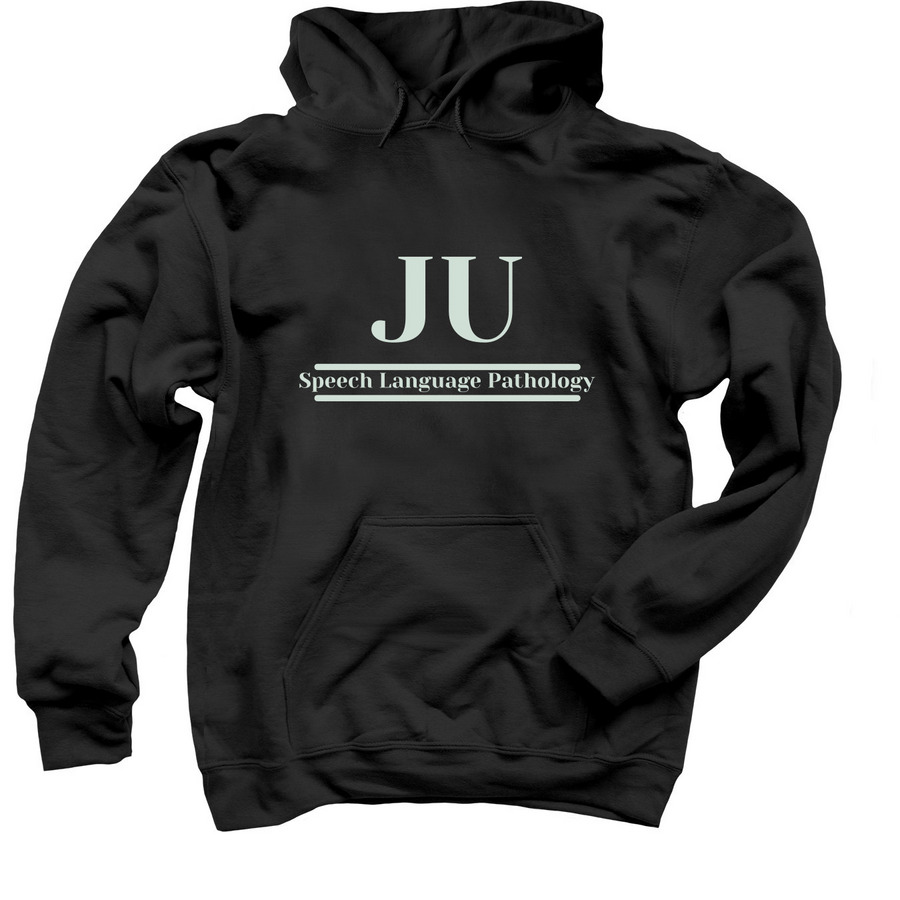 JU SLP Crew Neck&nbsp;, a Black Pullover Hoodie