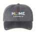 Home Church Merch, a Black Printed Pigment Dye Baseball Cap