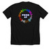 PPAF Premium T-shirt, a Solid Black Blend Premium Unisex Tee (back-view)