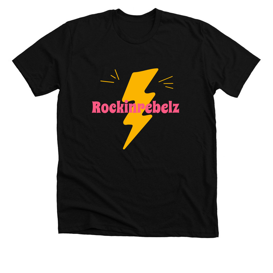 ??Rockinrebelz??, a Solid Black Blend Premium Unisex Tee
