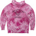Best Buddies Tie Dye, a Pink Tie Dyed Pullover Hoodie (back-view)