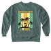 Support the Huntington Beach Public Library, a Blue Spruce Comfort Colors Crewneck Sweatshirt