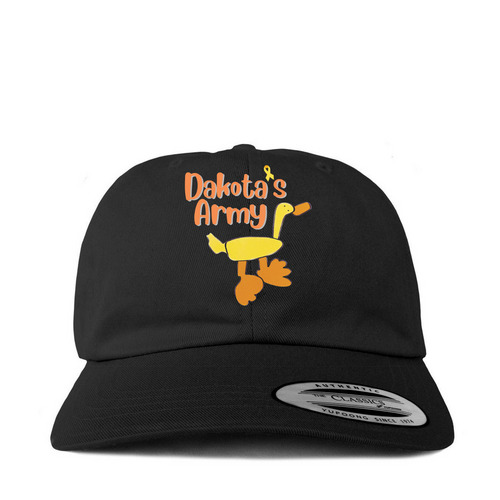 Ducky Hat, a Black Printed Classic Baseball Cap