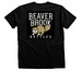 Honoring Our Friend, Gerry Finnegan, a Black Heather Premium Unisex Tee (back-view)