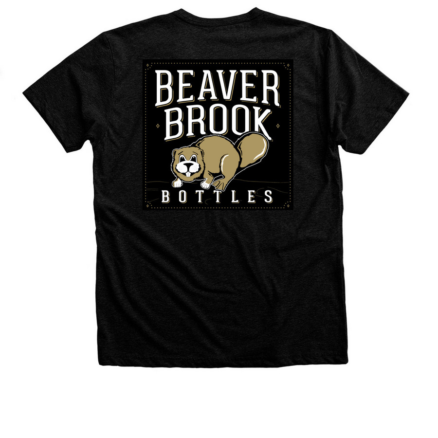 Honoring Our Friend, Gerry Finnegan, a Black Heather Premium Unisex Tee (back-view)