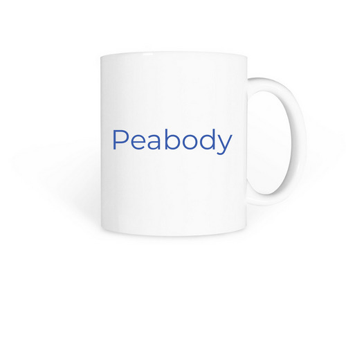 Peabody Coffee Mugs, a White Coffee Mug