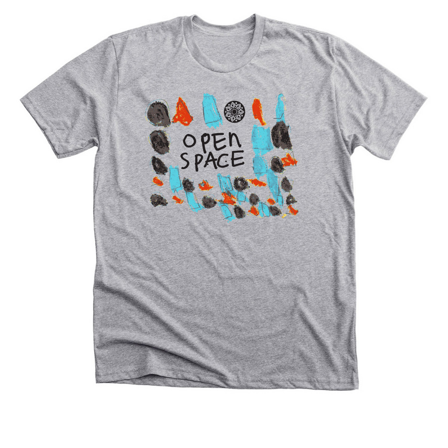 Open Space, a Athletic Heather Premium Unisex Tee