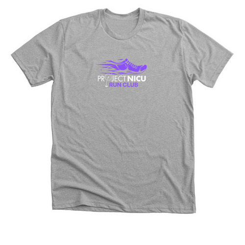 PROJECT NICU RUN CLUB, a Athletic Heather Premium Unisex Tee