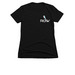 Black Shirts and Hoodies, a Black Women's Slim Fit Tee