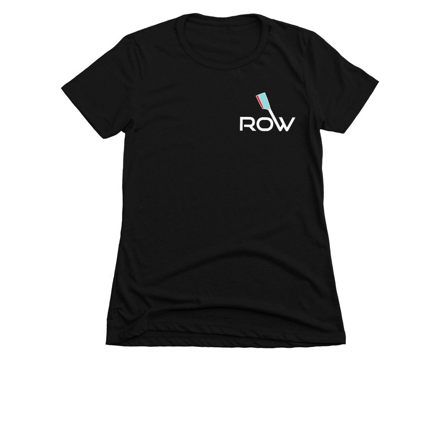 Black Shirts and Hoodies, a Black Women's Slim Fit Tee