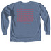 Do All The Good You Can, a Blue Jean Comfort Colors Long Sleeve Tee (back-view)
