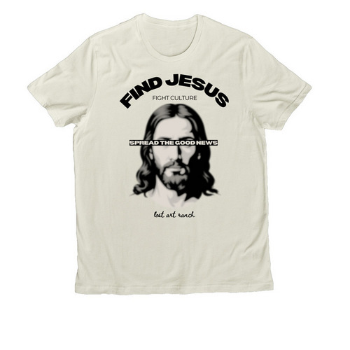 Lost Art Ranch Original Tee, a White Sand Allmade Organic Cotton Unisex Tee