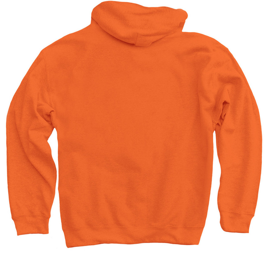 Hunting Season Dakota Floral, a Orange Pullover Hoodie (back-view)