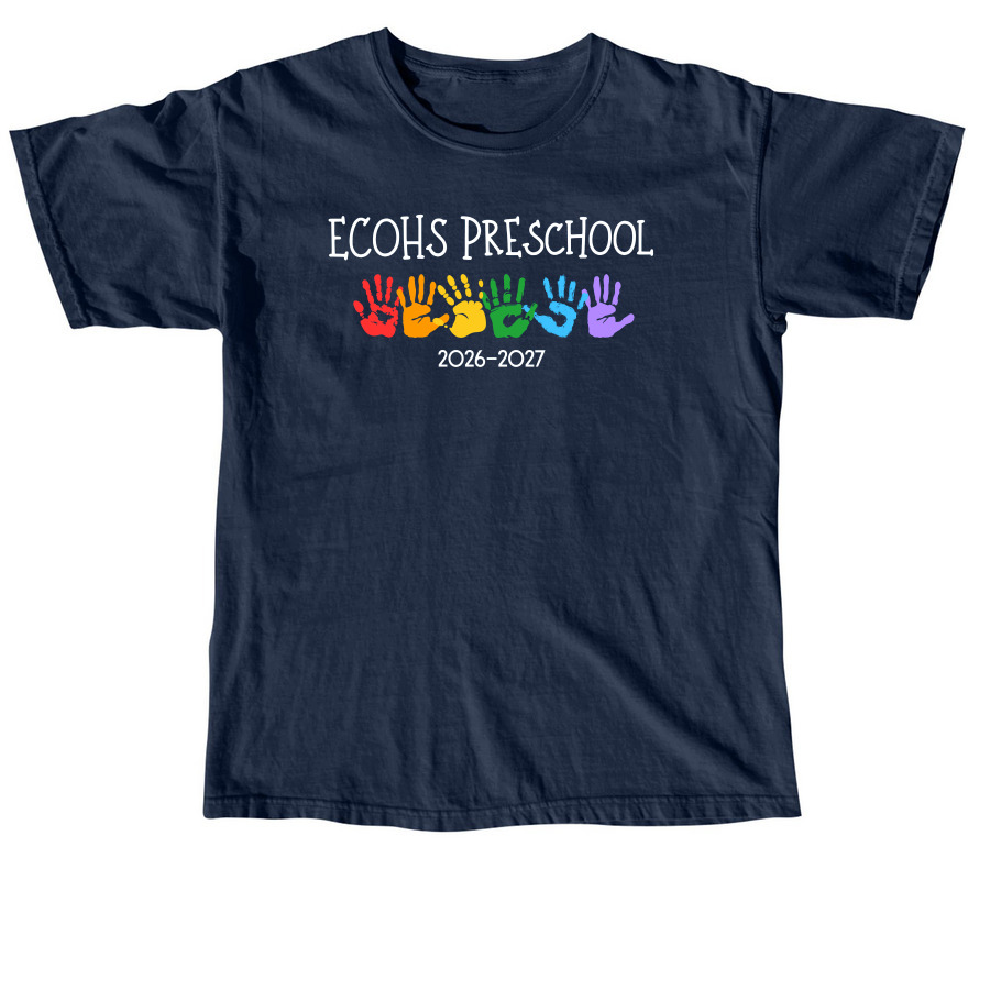 Handprints (Adult + Youth), a True Navy Comfort Colors Unisex Tee