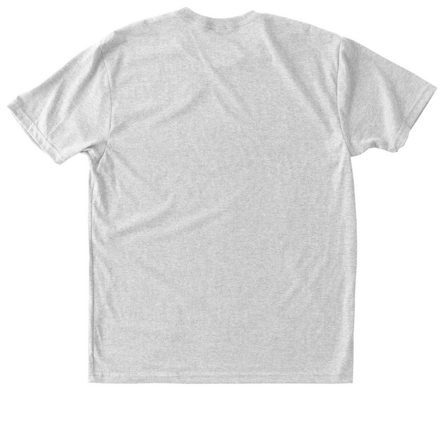WNA Tee, a Heather White Triblend Unisex Tee (back-view)
