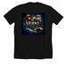 The Verne Chronicles, a Solid Black Blend Premium Unisex Tee (back-view)