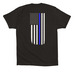 CCF Salutes Police Officers, a Black Premium Cotton Tee (back-view)