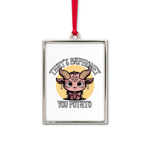 Baphy&nbsp;, a White Silver Portrait Frame Ornament