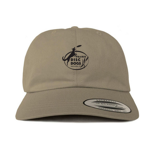 Prairie Disc Dog Hats, a Khaki Printed Classic Baseball Cap