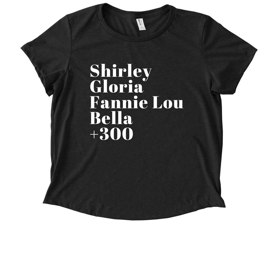 NWPC FOUNDERS - First Name Tops, a Space Black Allmade Eco Triblend Women?s Scoop Neck Tee