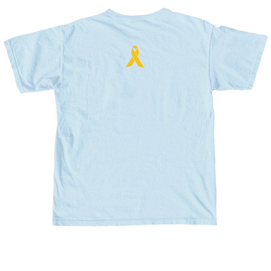 Love you a Lottie!, a Chambray Comfort Colors Unisex Tee (back-view)