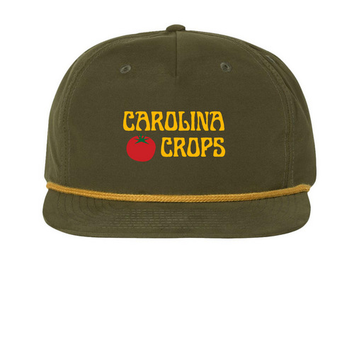 Carolina Crops Hat, a Loden/ Amber Gold Printed Umpqua Snapback Cap