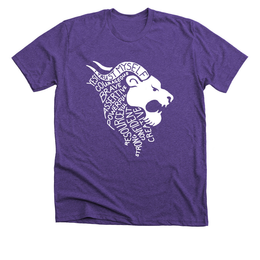 Chimera T-Shirt, a Heather Team Purple Premium Unisex Tee
