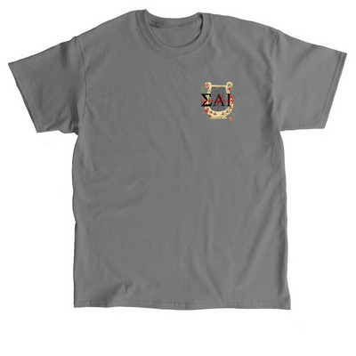 SAI lyre tee, a Charcoal Classic Unisex Tee