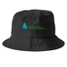 Printed Bucket Hats, a Black Printed Bucket Hat