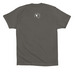 I GIVE A WHOOP DARK, a Asphalt Premium Cotton Tee (back-view)