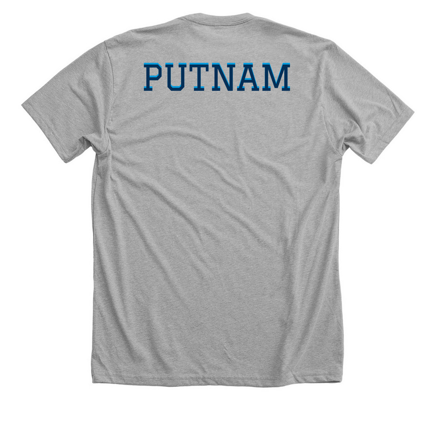Falcon Soccer&nbsp;, a Athletic Heather Premium Unisex Tee (back-view)