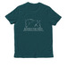 ReWild The Wild, a Deep Sea Green Allmade Organic Cotton Unisex Tee