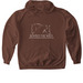 ReWild The Wild, a Cocoa Softstyle Pullover Hoodie