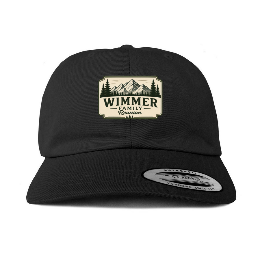 Hats&nbsp;, a Black Printed Classic Baseball Cap