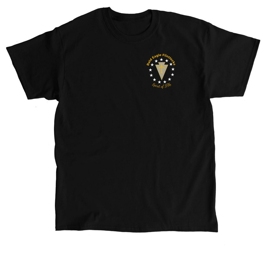 Spirit of 1776, a Black Classic Unisex Tee