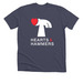 Ancoats 2026, a Heather Midnight Navy Premium Unisex Tee