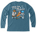 Have You Tried Icing It?, a Heather Deep Teal Premium Long Sleeve Tee (back-view)
