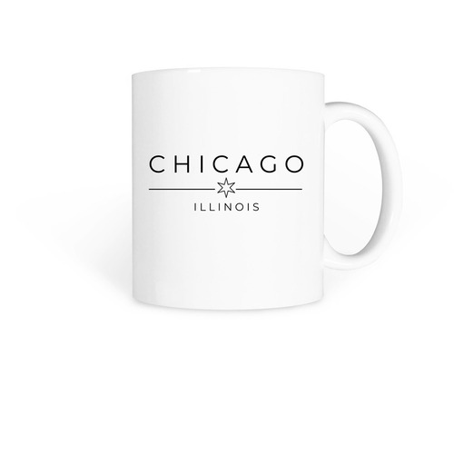 Chicago Mugs, a White Coffee Mug