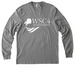 WSC4&nbsp;Organic Cotton Long Sleeve Tee, a Granite Grey Heather Allmade Organic Cotton Long Sleeve Tee