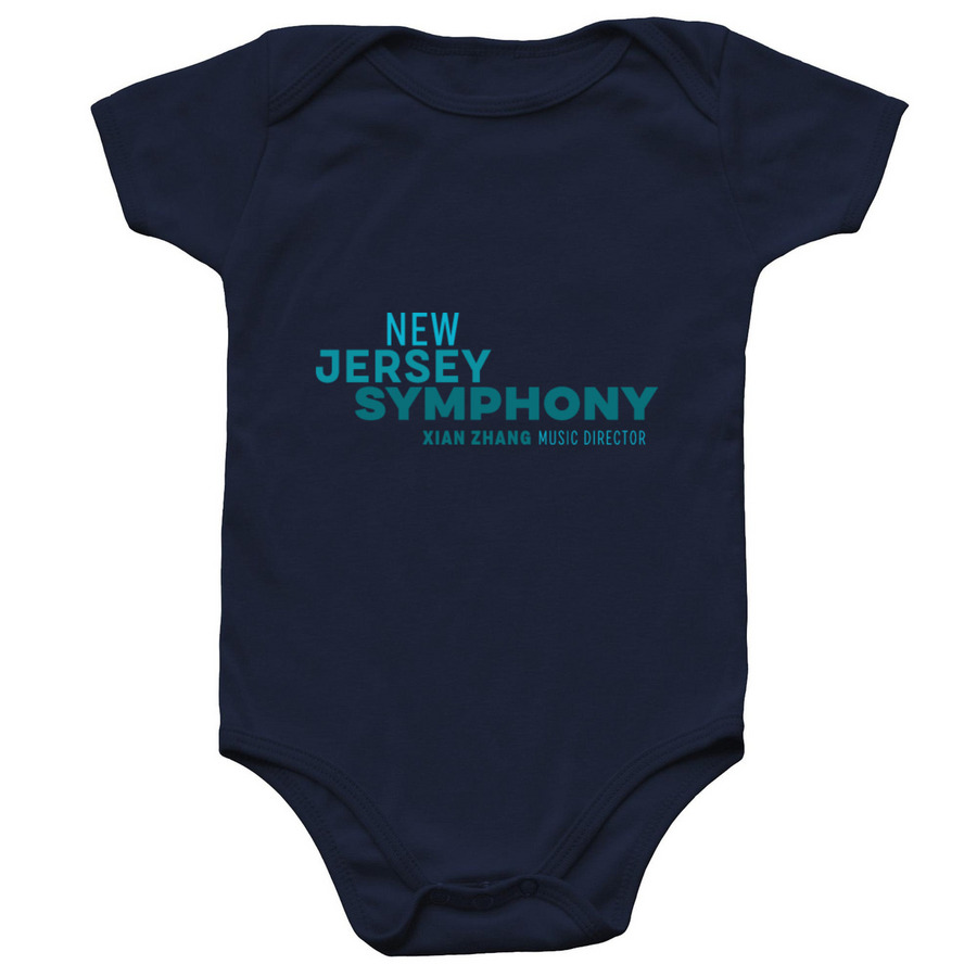 New Jersey Symphony Onesie, a Navy Infant Onesie