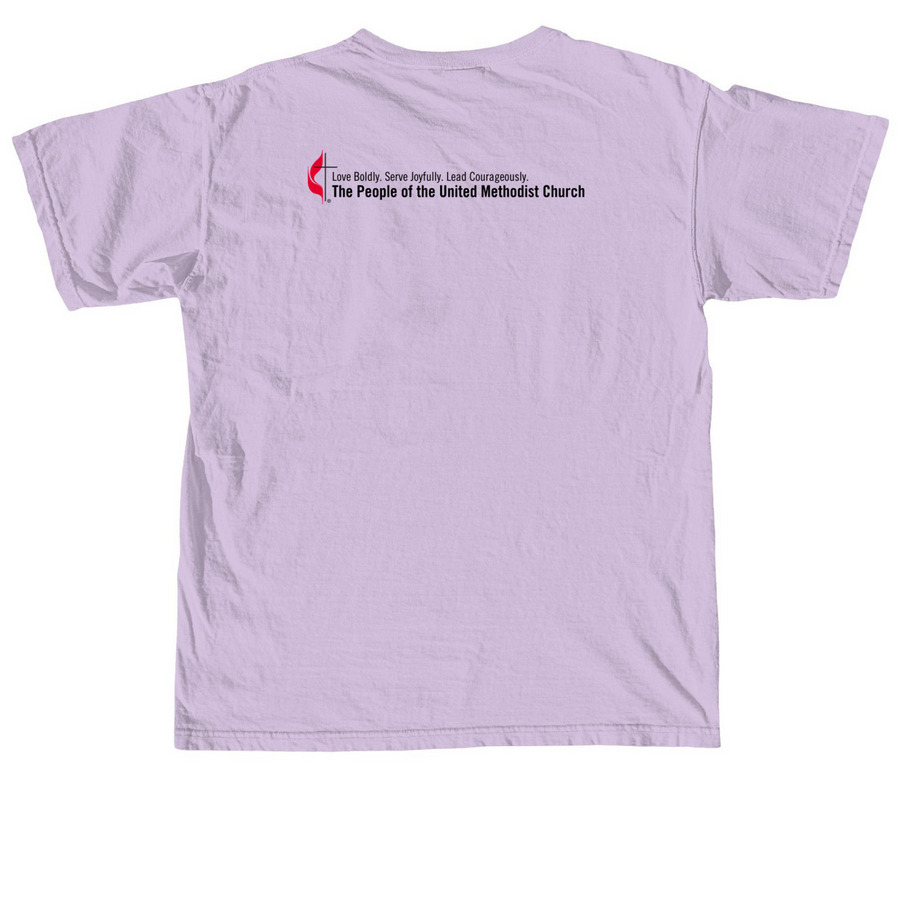 RMN Pride Parade T Shirts, a Orchid Comfort Colors Unisex Tee (back-view)