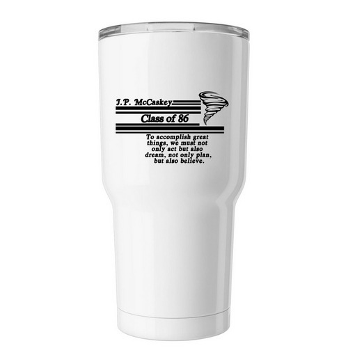 40th Reunion Swag - Insulated Tumbler, a White Insulated Tumbler