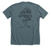 Gordo Hall - Rooted in Love, a Heather Slate Premium Unisex Tee (back-view)