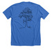 Gordo Hall - Rooted in Love, a Heather True Royal Premium Unisex Tee (back-view)