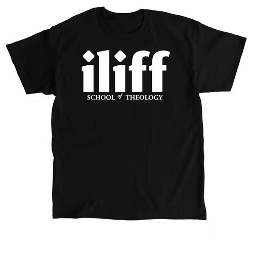 Iliff Shirts - White Logo, a Black Classic Unisex Tee